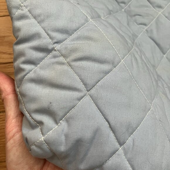 Vintage Handmade Quilted Floral Patchwork Shoulder Tote Bag - Picture 4 of 11